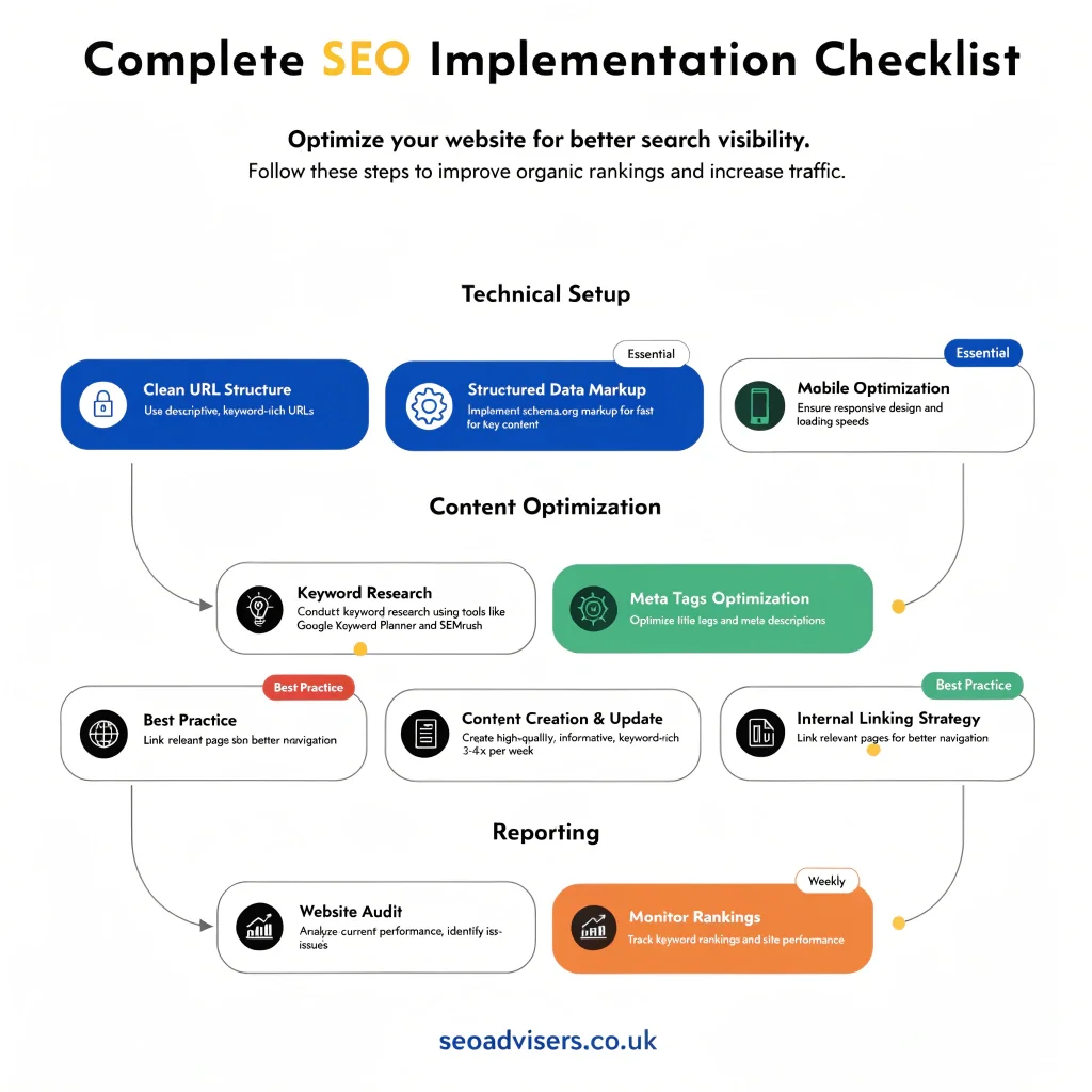 Complete SEO Implementation Checklist 