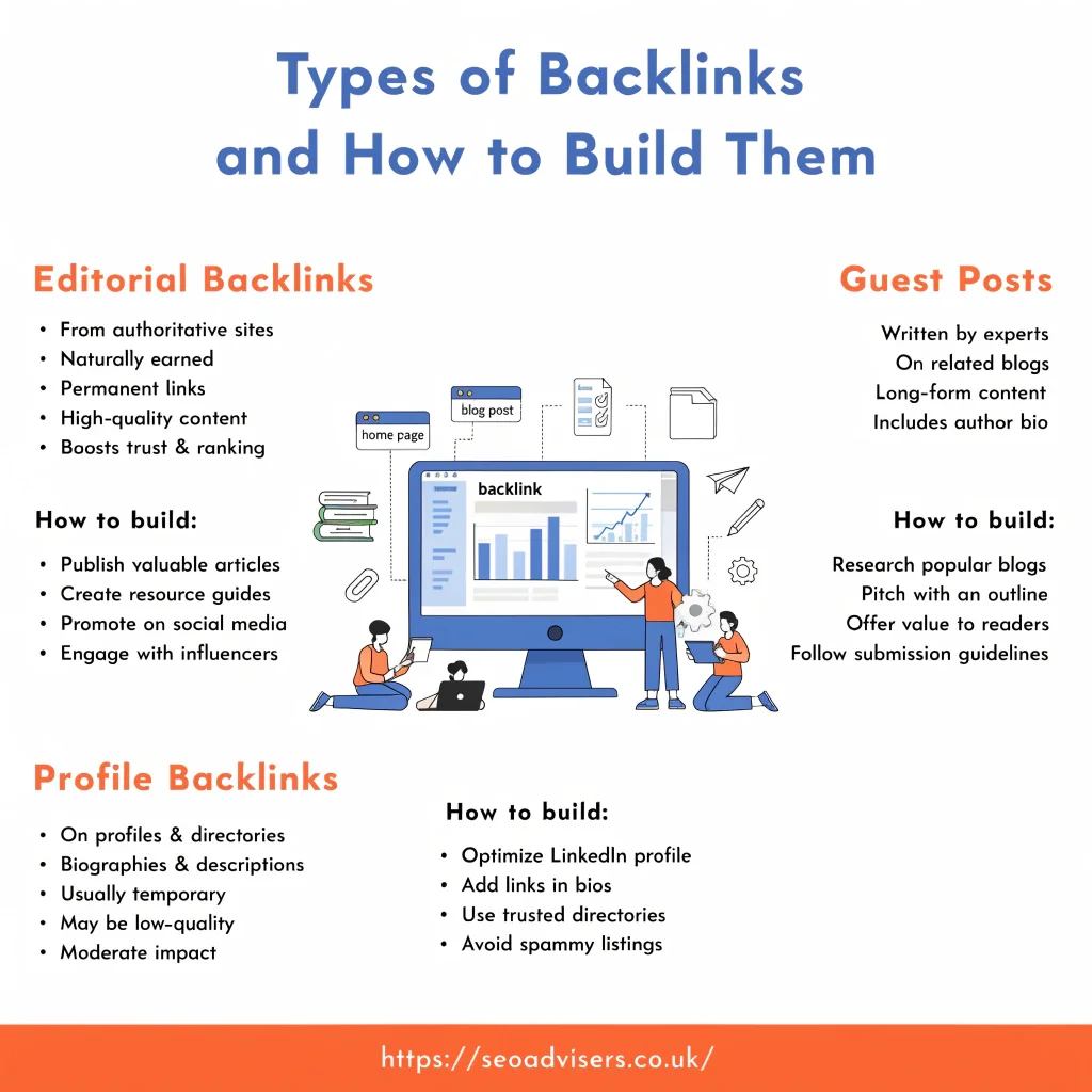 Types of Backlinks and How to Build Them