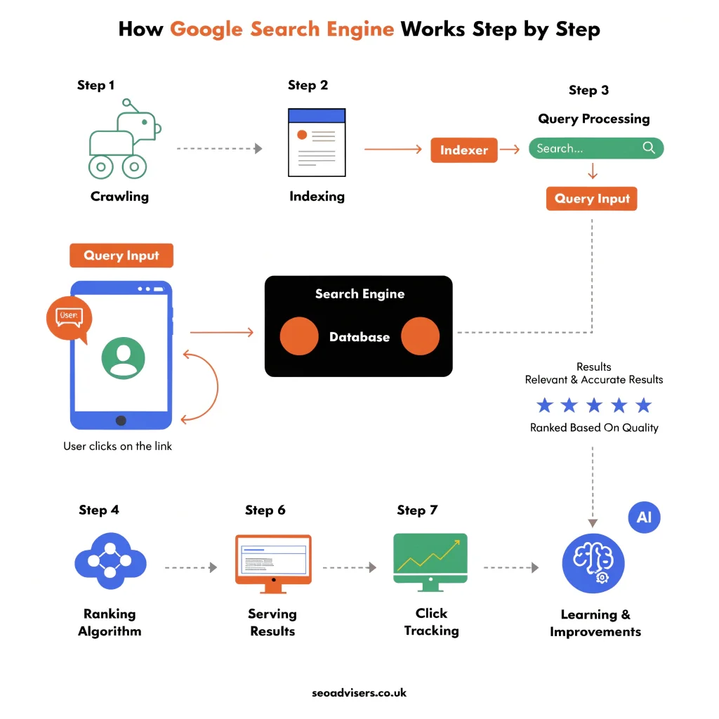 How Google Search Engine Works Step by Step